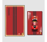Panneau mural lumineux électrique pour Lego Technic 42125 Ferrari 488 GTE, compatible avec les voitures Lego Ferrari, idée cadeau pour les amateurs de support mural de voiture Lego, panneau mural