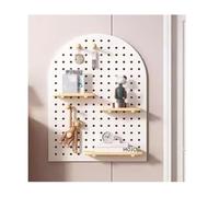 Panneau mural modulaire Nizer pour la maison et Ga Sto - Panneau d'affichage blanc arqué (40 x 60 cm) - Parfait pour nizing outils et accessoires