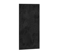 Panneau Mural Oiven Garde-Robe 70x3x145cm Noir Rembourré