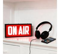 Panneau mural « ON AIR » à fixer au mur, pour chambre à coucher, chambre d'enfant, salle à manger, studio d'enregistrement, espace commercial, décoration d'intérieur, cadeau