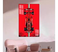 Panneau mural personnalisable pour Lego Technic S-24 42207 Ferrari F1, compatible avec Lego F1 Technic, idées cadeaux pour les amateurs de support mural de voiture Lego, (panneau mural d'affichage