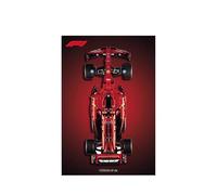 Panneau mural pour Lego 42207 F1 Racing - Support mural pour 42207 - Cadeau idéal pour les amateurs de voiture - 80 x 50 cm (42207 A)