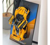 Panneau mural pour Lego Technic McLaren P1 42172 dégradé de couleur (panneau mural uniquement)