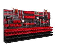 Panneau mural pour outils - BOTLE - 1728 x 780 mm - Kit complet - Plastique robuste - 101 boîtes incluses