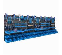 Étagère murale pour système de rangement Porte-outils Boîtes Bleu 10 Tailles XXL