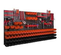Panneau mural pour outils - BOTLE - XL V6 - 173 x 78 cm - 101 pièces - Orange et Noir