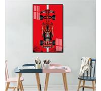 Panneau mural pour voiture Lego Technic 42207 Ferrari SF-24 F1 voiture ou adulte, cadeau pour les amateurs de Lego Support mural de voiture, compatible avec Lego, support mural, uniquement (A)