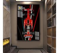 Panneau mural pour voiture Lego Technic 42207 Ferrari SF-24 F1 voiture ou adulte, cadeau pour les amateurs de support mural de voiture Lego, compatible avec Lego, support mural, uniquement (B)