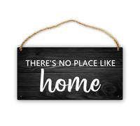 Panneau mural rustique en bois à suspendre avec inscription « There 'S No Place Like Home » 30,5 x 15,2 cm