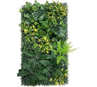 Panneau mural végétal artificiel 50 cm x 100 for usage intérieur et extérieur. Panneaux avec plantes artificielles, végétation réaliste for la maison, le jardin décoration de bureau
