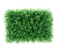 Panneau Mural Végétal Artificiel en Plastique Vert pour Aquarium | Décor Longue Durée, Installation DIY Facile, Fond Intérieur pour Parois Événementielles ou Salon