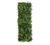 Panneau Mural Végétal Artificiel Ayla - 50x150 cm - Polyéthylène Vert