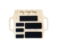 Panneau « My 1st Day of School » | Panneau réutilisable en bois de 22,9 x 30,5 cm - First of Board, Back to pour célébrations et jalons