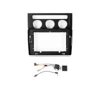 Panneau Navigation GPS Stéréo at AC Panneau Façade Écran 2Din 10 Pouces pour VW pour Touran 2004 2005 2006 2007 2008 YTdhfDGJ(Frame and Cables)