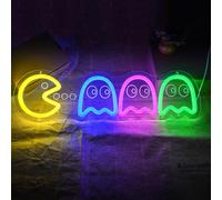 Panneau Néon D'arcade Rétro 3d Avec Led - Fait À La Main - Esthétique - Thème D'arcade - Pour Salle De Jeux, Chambre D'enfant, Homme, Grotte, Cadeau D'anniversaire, Sous-Sol, Maison, Bar, Pub
