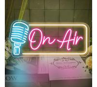 Panneau néon On Air à DEL alimenté par USB pour chambre, bar, pub, magasin, club, enregistrement, joueurs, grotte, maison, fête, décoration murale