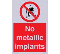 Panneau No Metallic Implants - 200 x 300 mm - A4P