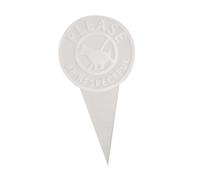 Panneau « No Pooping Dog » pour cour | Please Be Respectful Piquet et panneau double face - Panneau de cour étanche avec piquet pour empêcher les chiens de faire ou de faire pipi sur votre