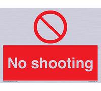 Panneau « No shooting » - 200 x 150 mm - A5L