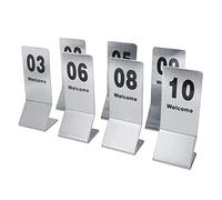 Panneau numéroté de bureau, 1-25/1-50 Numéros de table for restaurants, hôtels, cafés, bars, banquets - Marque-places(1 to 50)