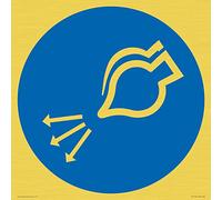 Panneau obligatoire : Start air supply in launch sequence - 300 x 300 mm - S30