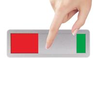 Panneau Occupé | Coulissant Anti Rayures - Panneau Pour Porte De Salle De Bain Libre Ou Occupé | Pour Bureau Salle De Conférence Hôtel École Hôpital Centre Commercial Zone Publique