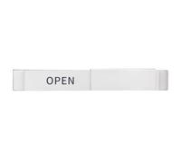 Panneau ouvert pour porte d'entreprise - curseur de porte, indicateur de porte coulissante pour la confidentialité des panneaux ouverts | panneau de porte coulissante portable double face curseur pour