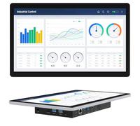 Panneau PC tout-en-un HEIGAOLAPC Win11 Ordinateur à écran tactile industriel 13,3", N5100, 8 Go Ram, 128 Go Rom, écran tactile PC embarqué 1920 x 1080, Wifi5,0, USB3.0*4, RS232, HDMI2, USB Type-C 3,1