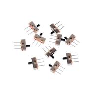 Panneau PCB à 2 positions marche/arrêt SPDT 1P2T, 3 broches, interrupteur coulissant Vertical SS, 10 pièces