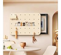 Panneau Perforé Cache Compteur Électrique Déco Murale Mignon | Dissimule Compteur Électrique, Rail Silencieux, Panneau Perforé avec Animaux pour Salon et Maison
