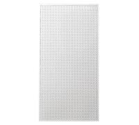 Panneau Perforé Lot Complet, Métalliques Magnétiques Panneau Mural Perforé, Avec 20 Connexions Rangement Mural Outillage, Présentation Porte Outils Mural Pour Chambre Garage Cuisine(White,40X60X2cm)