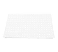 Panneau Perforé Métallique Blanc à Fixation Murale pour Atelier | Fer Robuste, Organisation Simple des Pinces et Petits Objets, pour Établi, Garage Vélo, Bureau