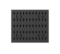 Panneau perforé modulaire - Organisateur mural - Accessoires pour zone humide - Salle de bain - Cuisine - Salle de jeux - Étagère multi-pièces