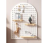 Panneau perforé mural facile à installer pour décoration de salon et chambre à coucher