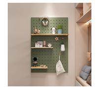 Panneau perforé mural pour chambre à coucher, bureau, salle de bain, étagère modulaire