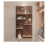 Panneau perforé mural pour chambre à coucher, bureau, salle de bain, étagère modulaire