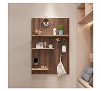 Panneau perforé mural pour chambre à coucher, bureau, salle de bain, étagère modulaire