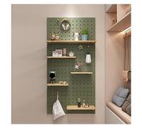 Panneau perforé mural pour chambre à coucher, bureau, salle de bain, étagère modulaire