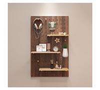 Panneau perforé mural pour chambre à coucher, bureau, salle de bain, étagère modulaire