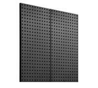 Panneau Perforé Mural 60,96x30,48cm En Métal Robuste Pour Bureau Cuisine 2 Pièces