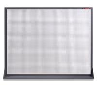 Panneau perforé plat en métal gris 120x94cm MW Tools DEKP120-1015