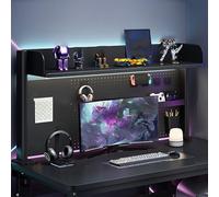 Panneau perforé pour étagère de bureau, sans perçage, étagère d'extension pour accessoires de table