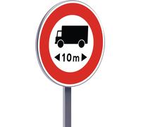 Panneau permanent B10a 450 c1 interdit aux véhicules de transport longueur superieur à… TALIAPLAST - 522614