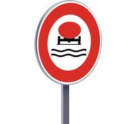 Panneau permanent B18b 650 c1 interdit aux véhicules transportant des marchandises polluantes TALIAPLAST - 522718