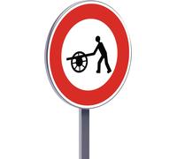 Panneau permanent B9e 450 c1 interdit aux voitures à bras TALIAPLAST - 522609