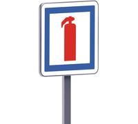 Panneau permanent Ce29 700x700 c1 moyenne de lutte contre l'incendie TALIAPLAST - 528439