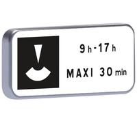 Panneau permanent M6c 350x150 c1 stationnement avec disque TALIAPLAST - 521418
