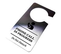 Panneau « Phone Call In Progress, Do Not Disturb » - Accroche-porte, avertissement de porte, bureau à domicile, école, leçon, réunion, chat - Keep Others Out Article expédié dans le monde entier.