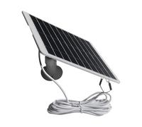 Panneau photovoltaïque d'installation facile 5 W 5 V Quatre mille caméras de sécurité dans les lieux de construction offrant une construction mince monocristalline solaire