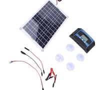 Panneau photovoltaïque monocristallin haute efficacité 50 W Simple Clip Exécution de charge optimale Douze cents Automobile Marine et Extérieur Imperméable Solaire